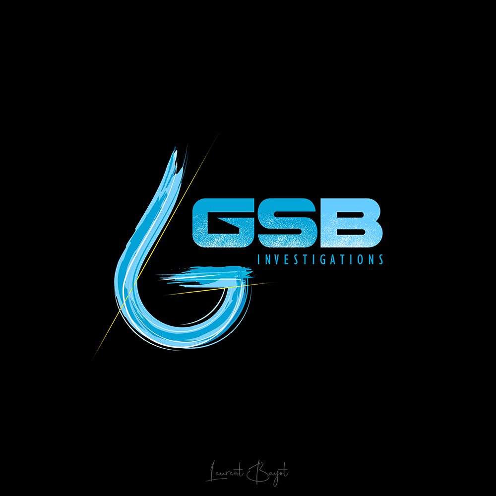 logo bleu pinceau goute
