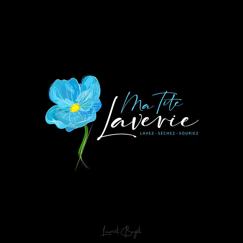 logo pinceau fleur